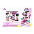 Girl's Creator DIY Nail Art Studio Kit – Kids Beauty Salon Playset with Non-Toxic Peel-Off Nail Polish & Glitter Decorator Pen (Ages 5+)