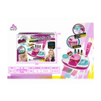 Girl's Creator DIY Nail Art Studio Kit – Kids Beauty Salon Playset with Non-Toxic Peel-Off Nail Polish & Glitter Decorator Pen (Ages 5+)