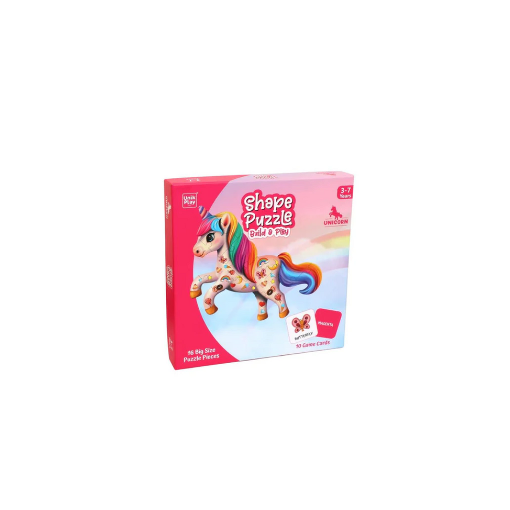 Unik play Shape Puzzle Game Unicorn