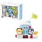 Baby Bath Toy Toddler Wind up Swimming Penguin Shower Waterfall Whale Eco Friendly Adjustable Bath Toys