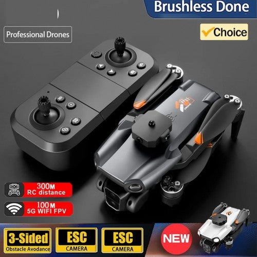 Rainbow Toys F9 Brushless Drone Five Sided Obstacle Avoidance with Single Battery 4K-1080P HD Dual Camera WIFI FPV Gesture Selfie