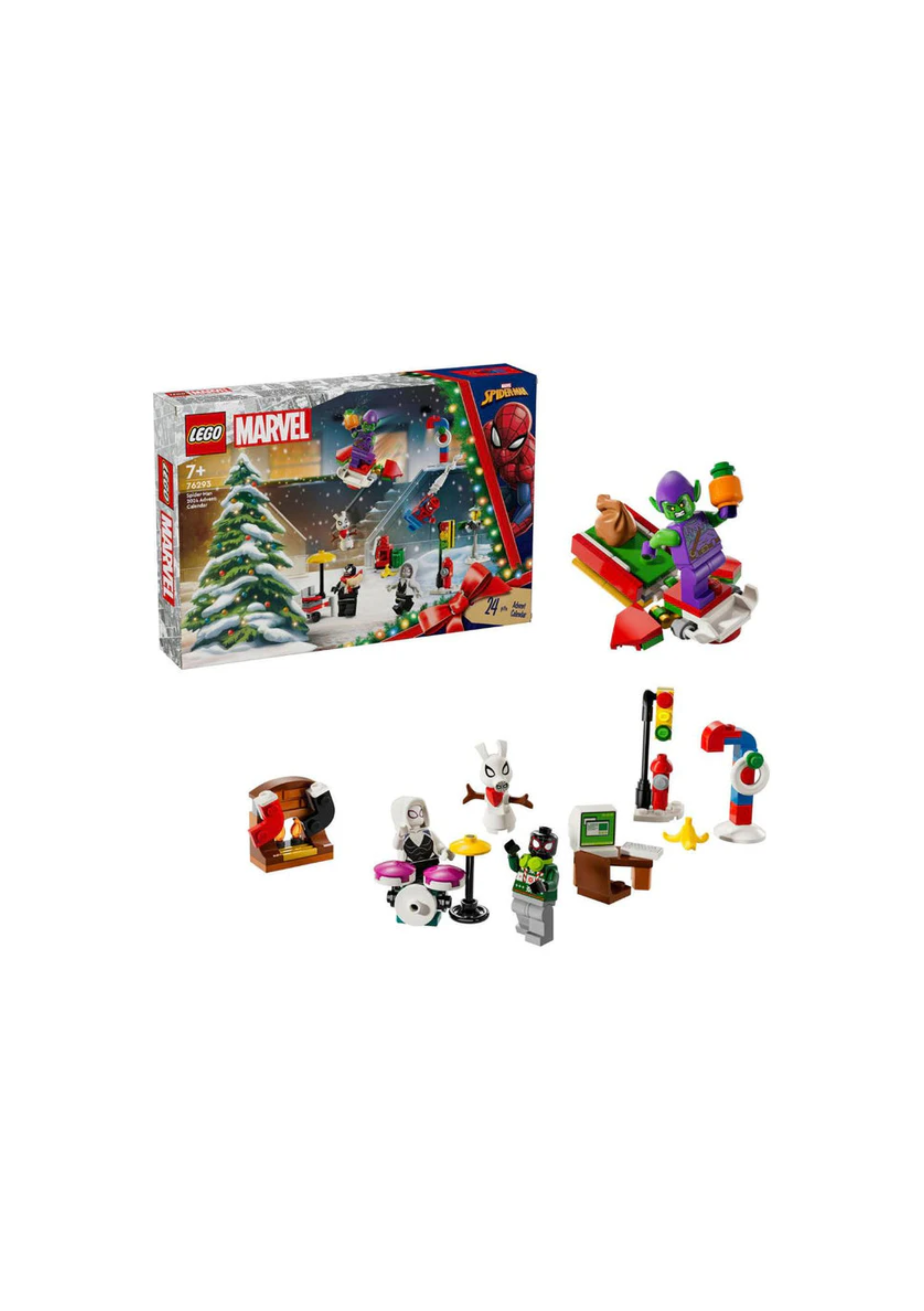 Lego 76293 Marvel Spider-Man 2024 Advent Calendar (246 Pieces)