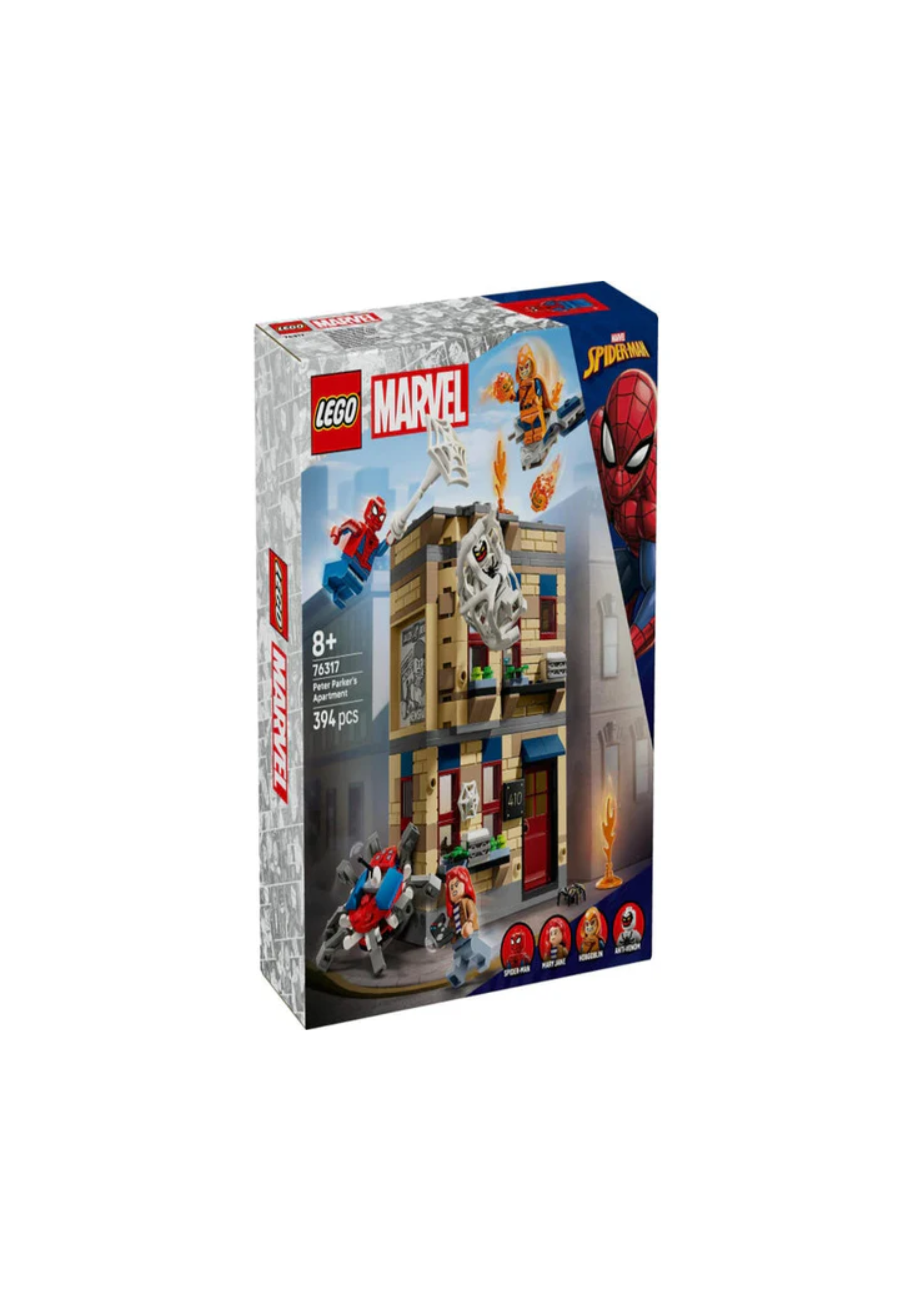 Lego 76317 Super Heroes Marvel Peter Parker’s Apartment (394 Pieces)