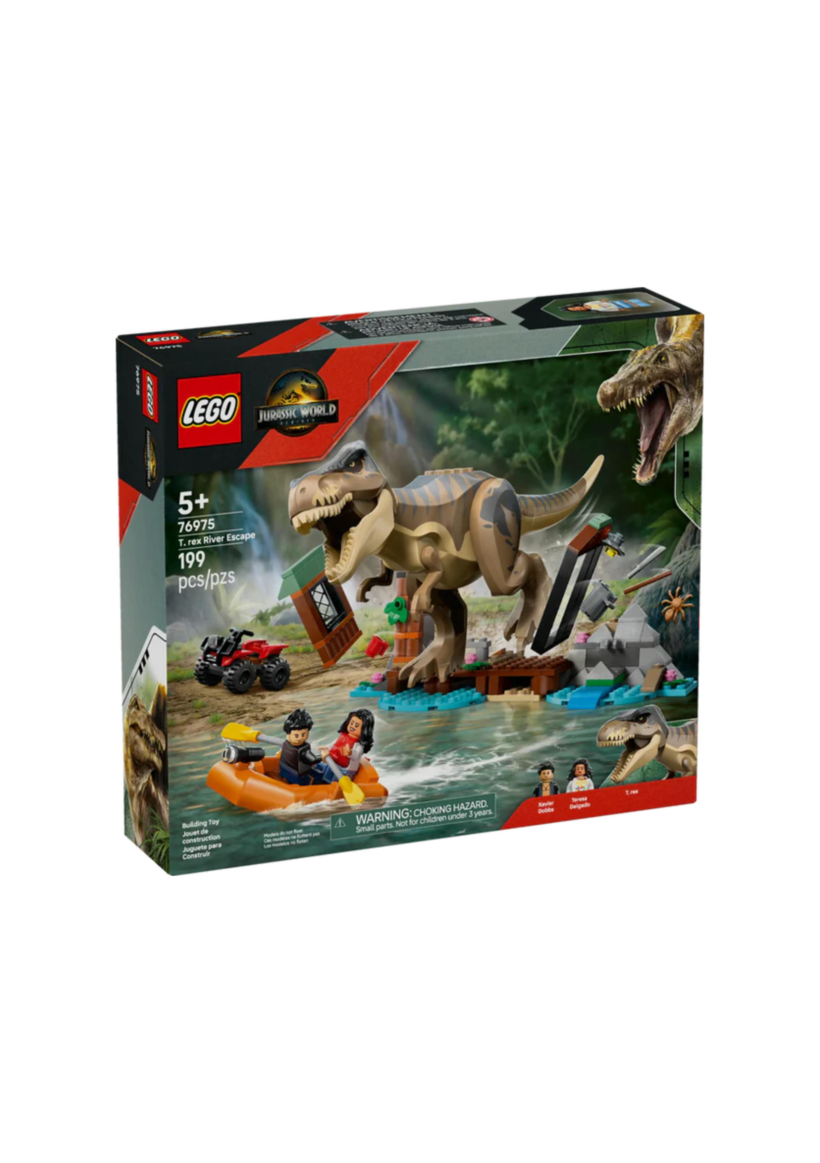 Lego 76975 Jurassic World T. Rex River Escape (199 Pieces)