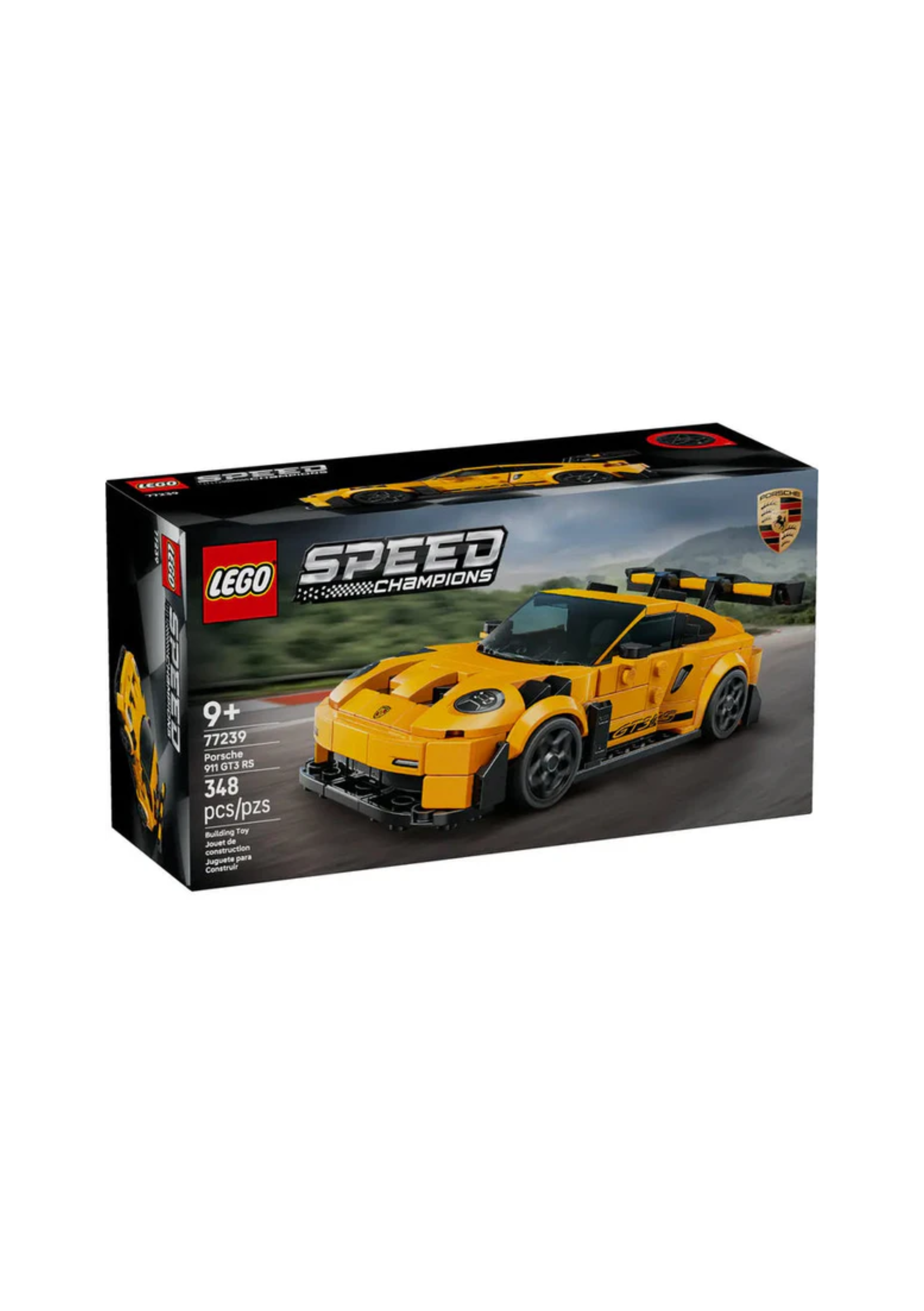 Lego 77239 Speed Champions Porsche 911 GT3 RS Super Car (348 Pieces)