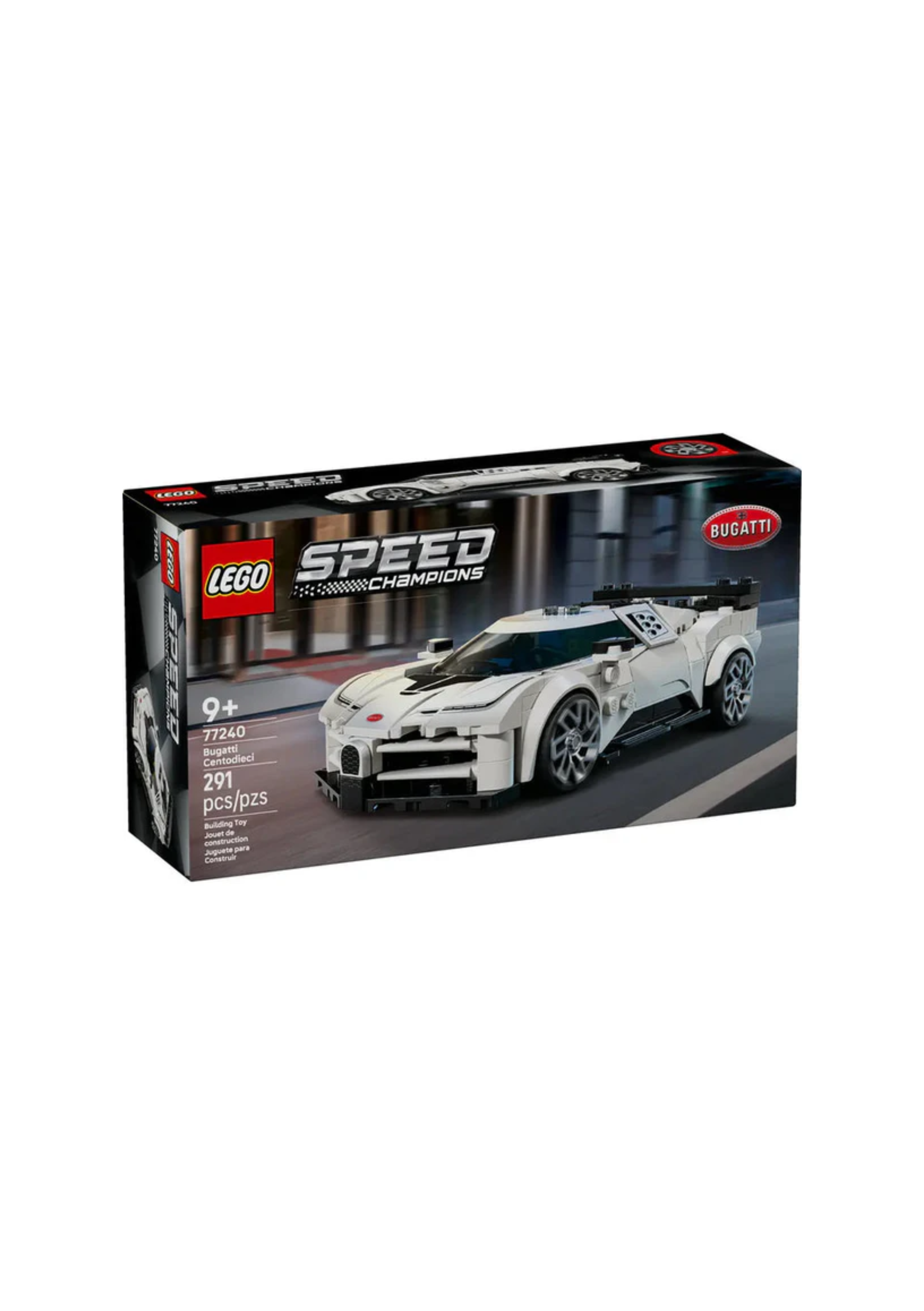 Lego 77240 Speed Champions Bugatti Centodieci Hyper Sports Car (291 Pieces)