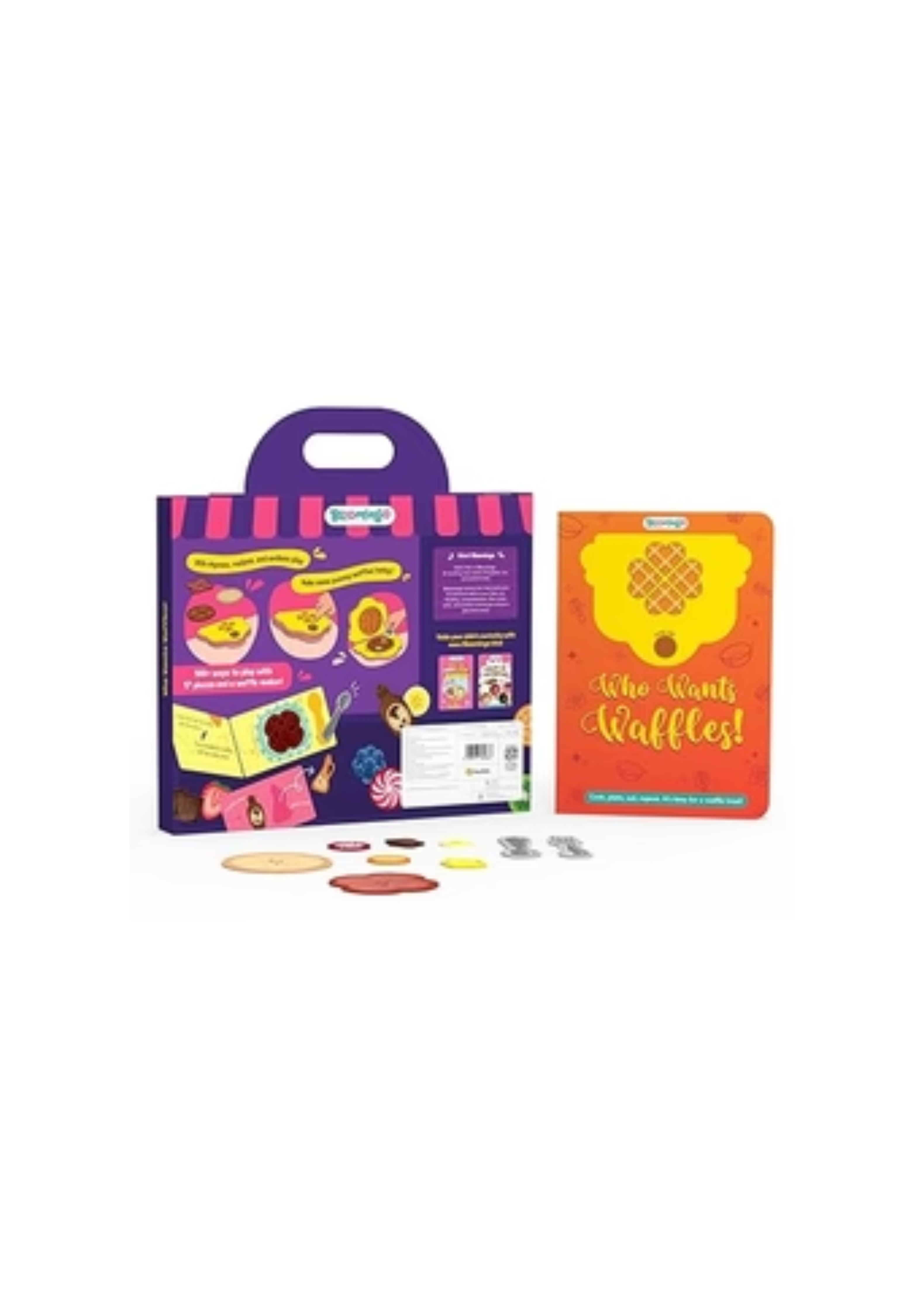 Bloomingo Pretend Play Kit - Who Wants Waffles!: Waffle Making Set for Kids