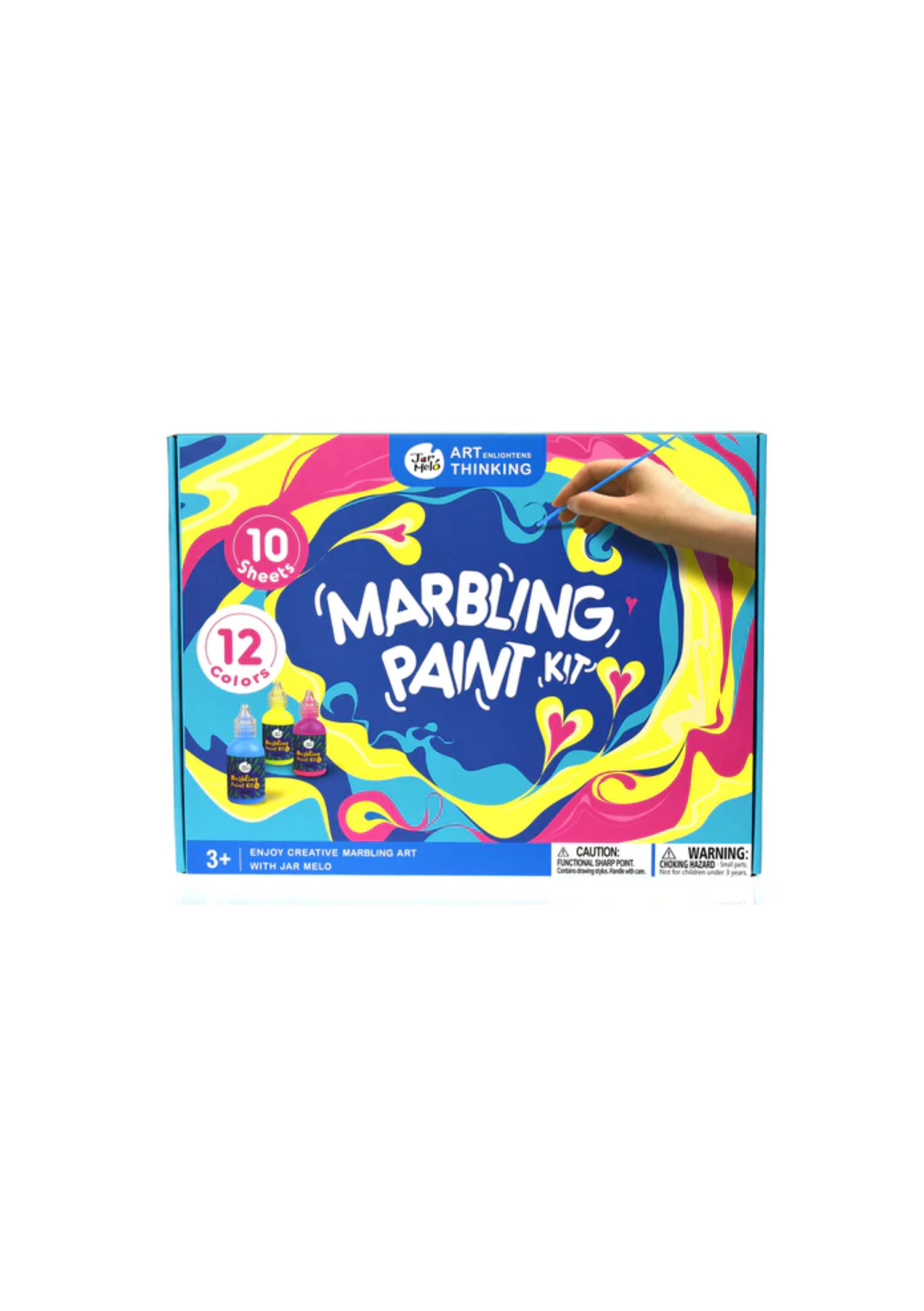 JarMelo Marbling Paint Kit - 12 Colors Craft Kit