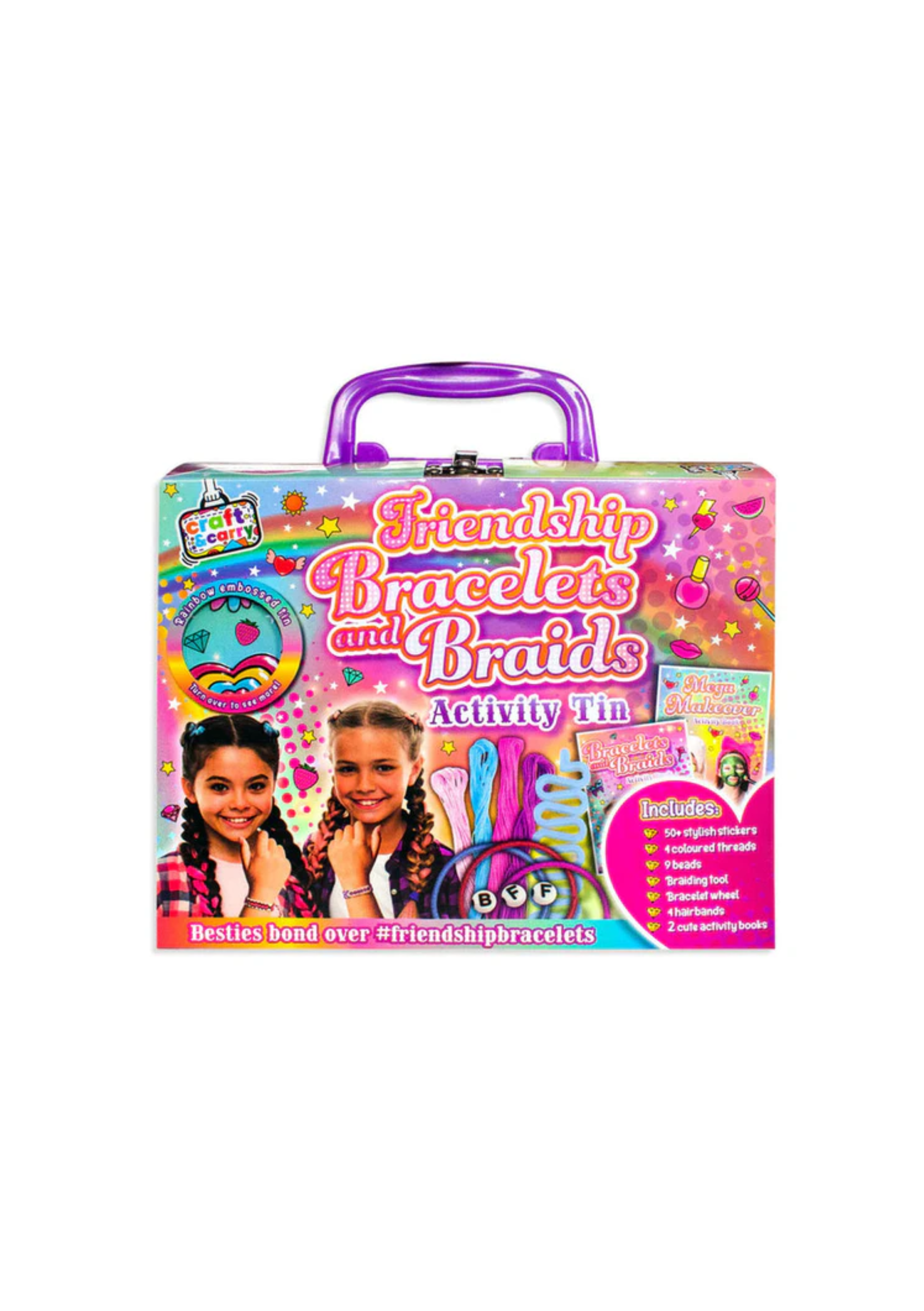 Hinkler Friendship Bracelets And Braids Activity Fun Kit