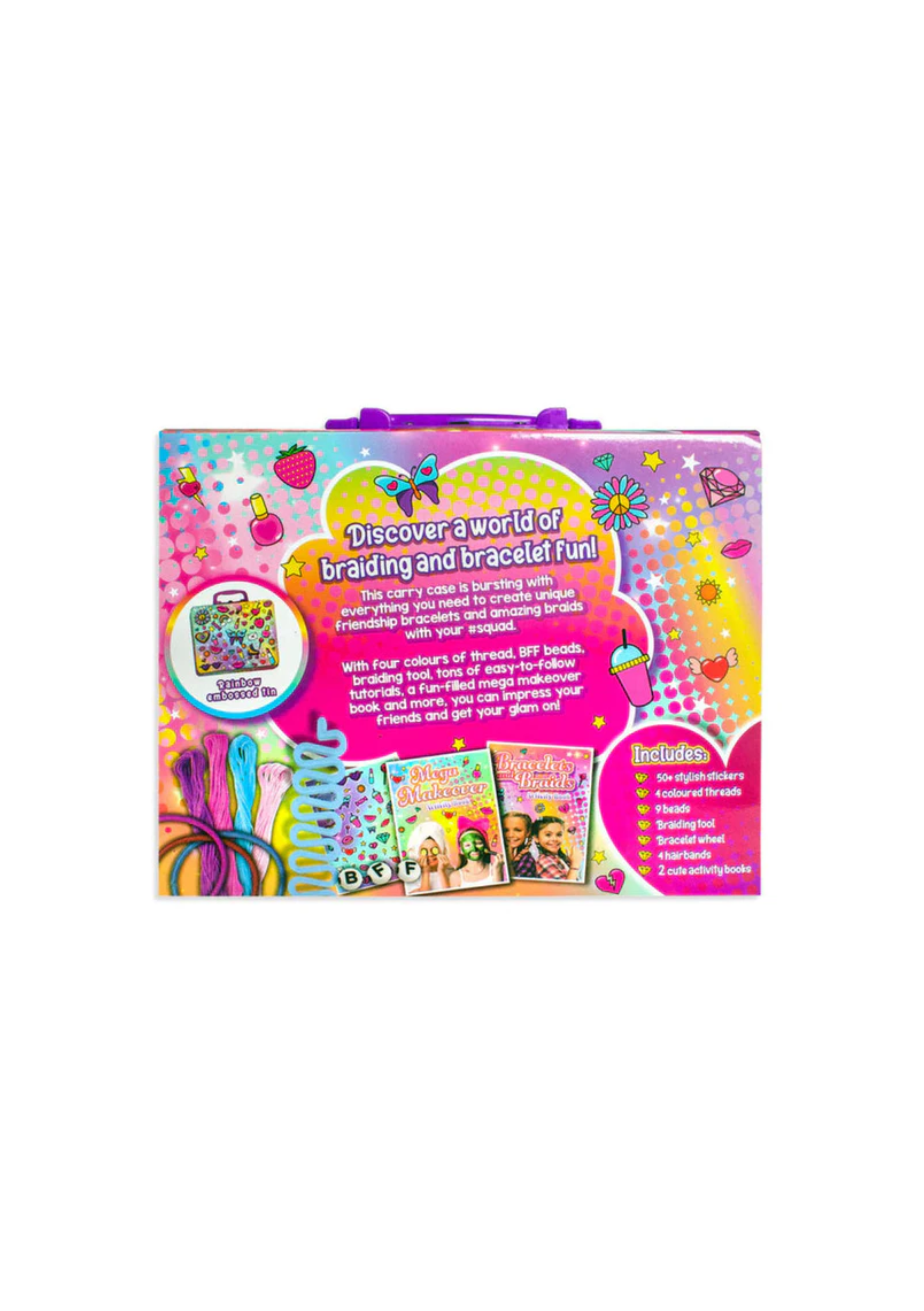 Hinkler Friendship Bracelets And Braids Activity Fun Kit