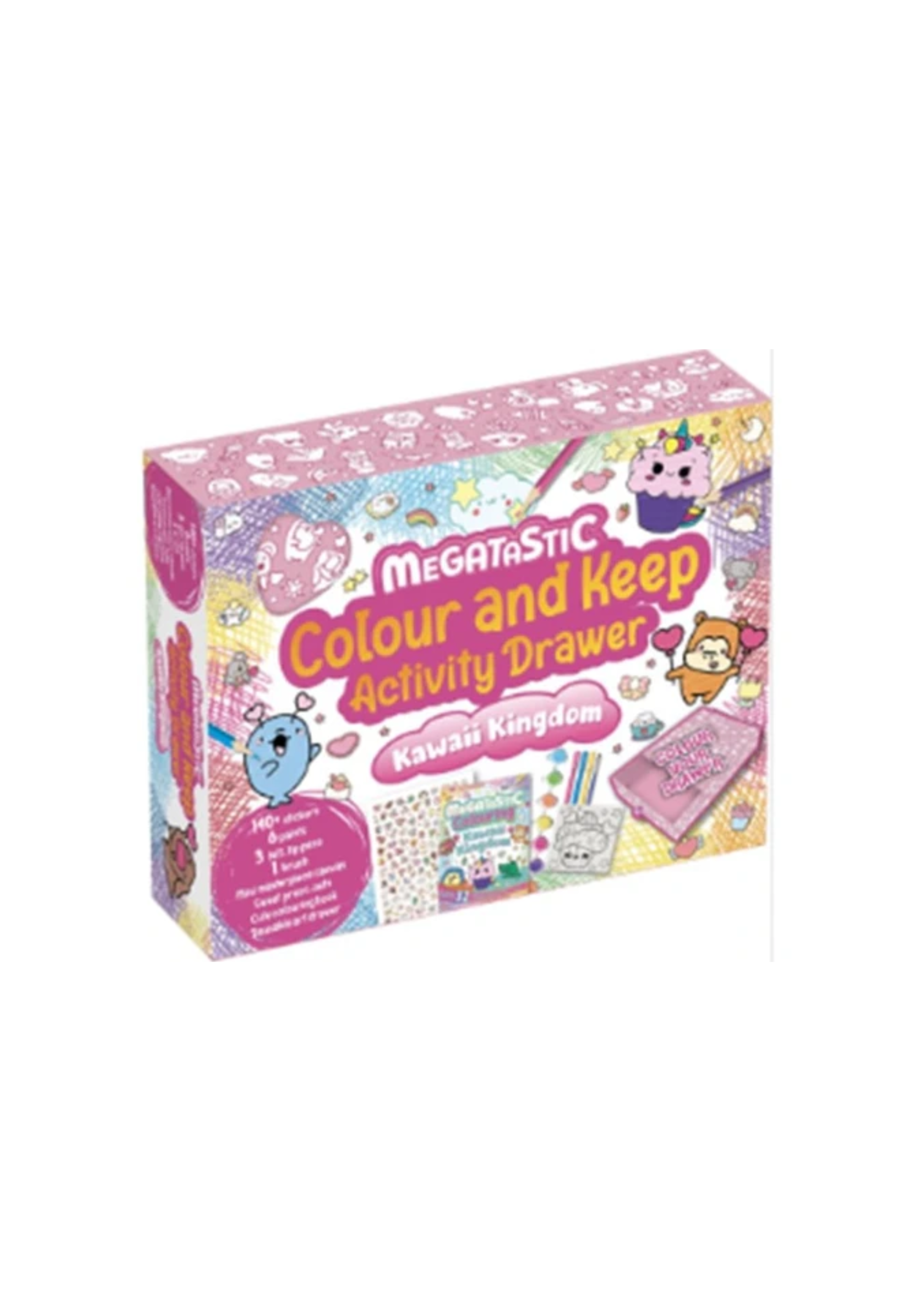 Hinkler Megatastic Color And Keep Kawaii Kingdom