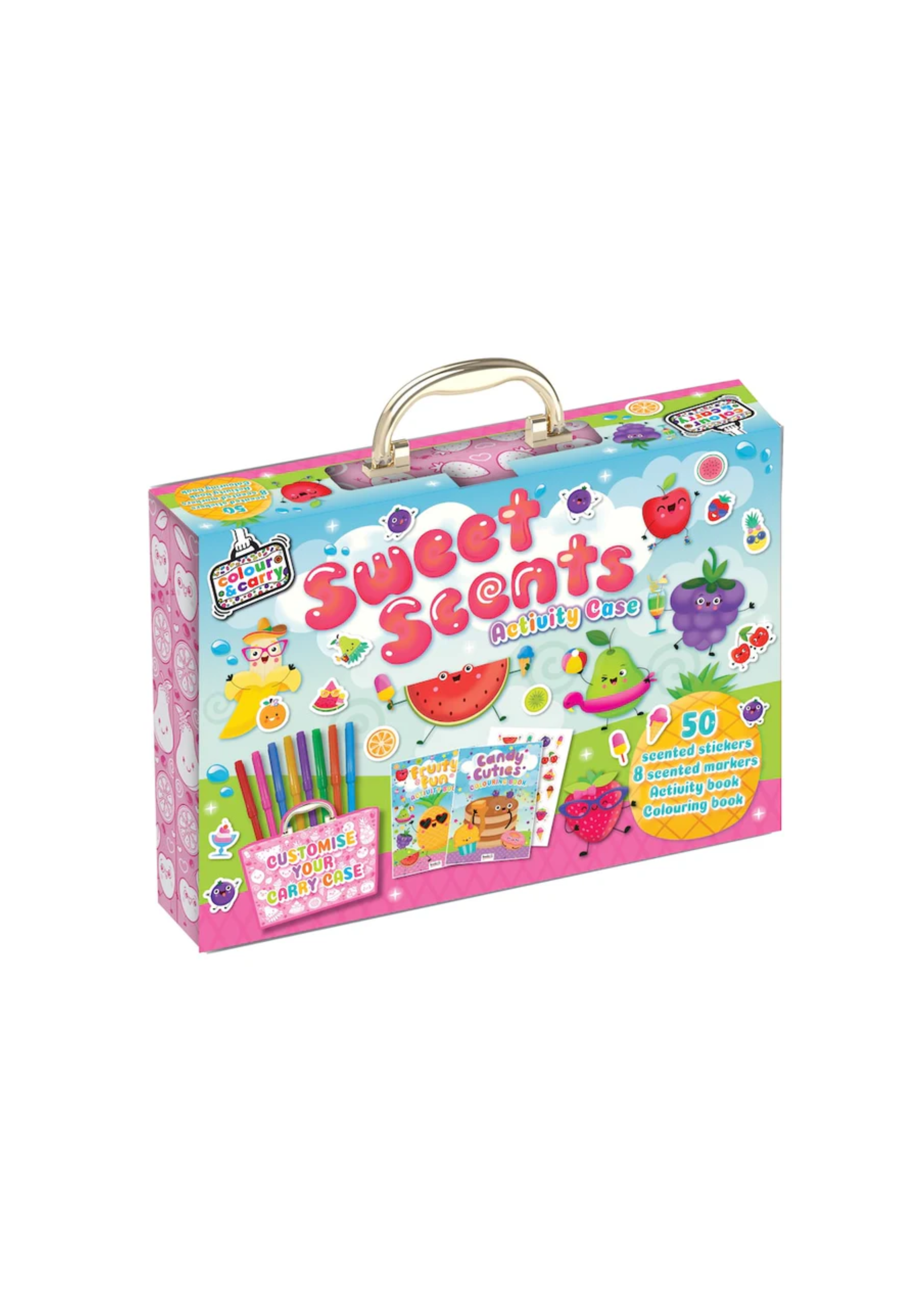 Hinkler Colour & Carry Activity Kit 7 Sweet Scen Book