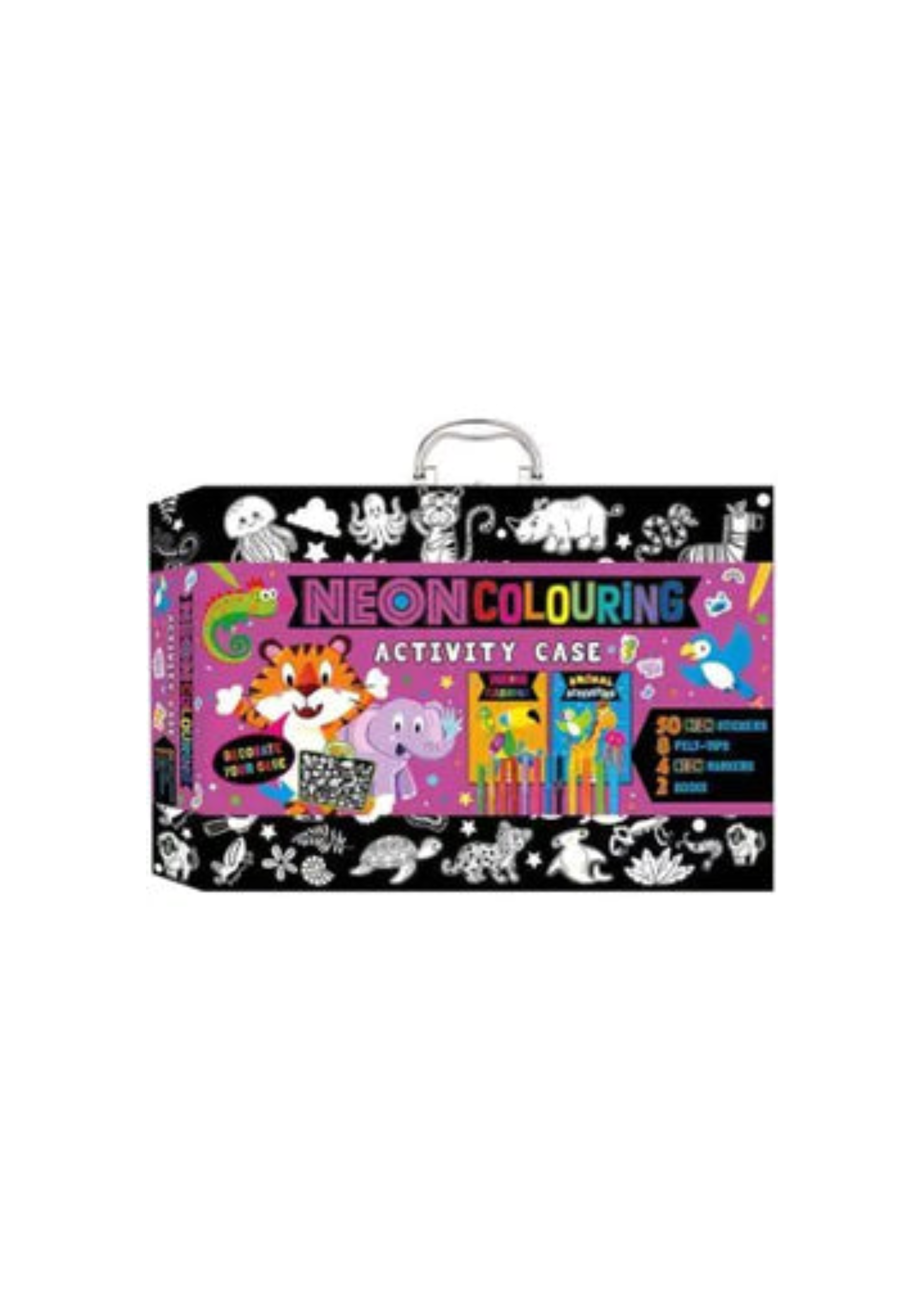 Bookoli Neon Colouring Activity Case Kit