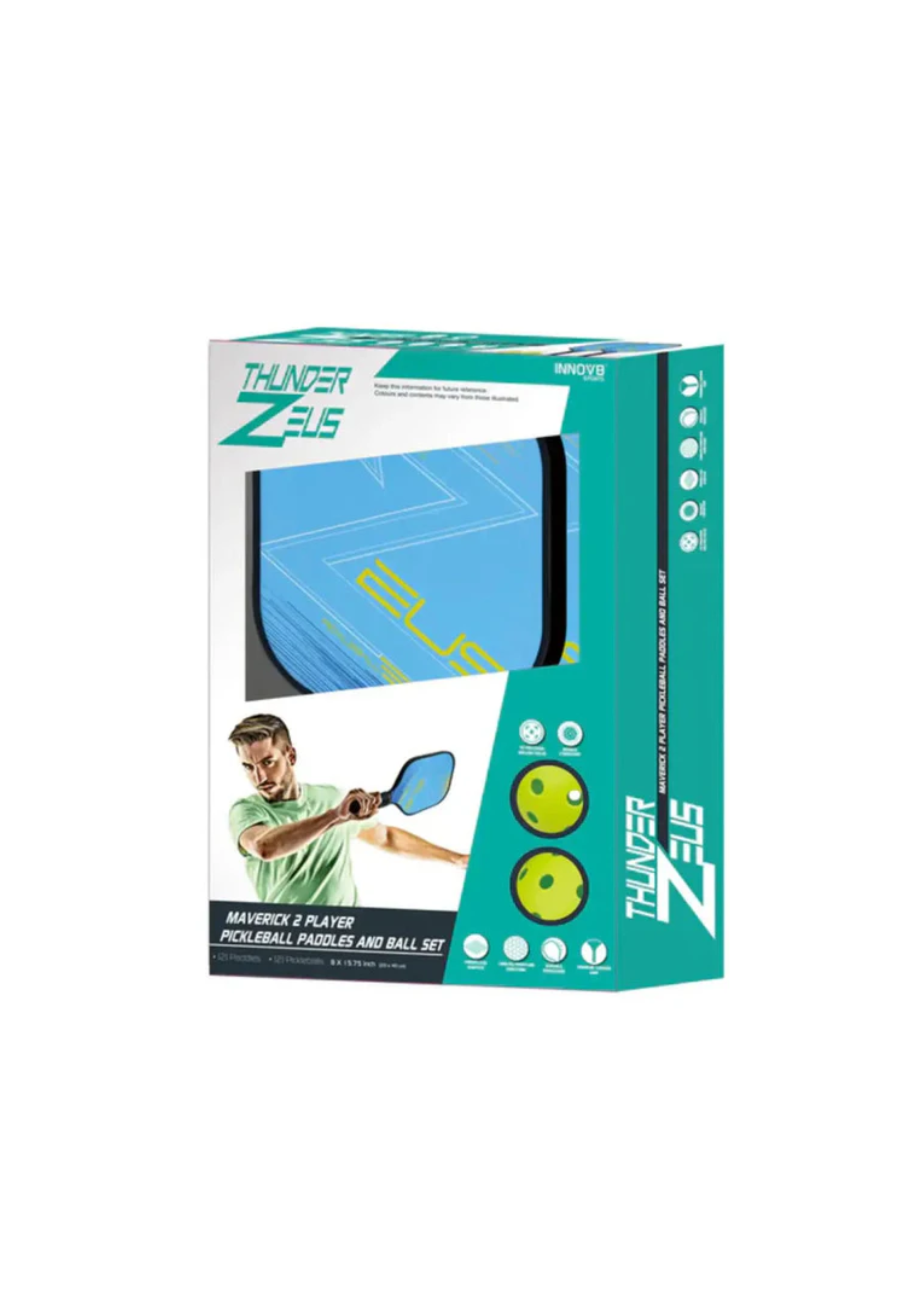 Innov8 Sports ThunderZeus Maverick Pickleball Duo Set