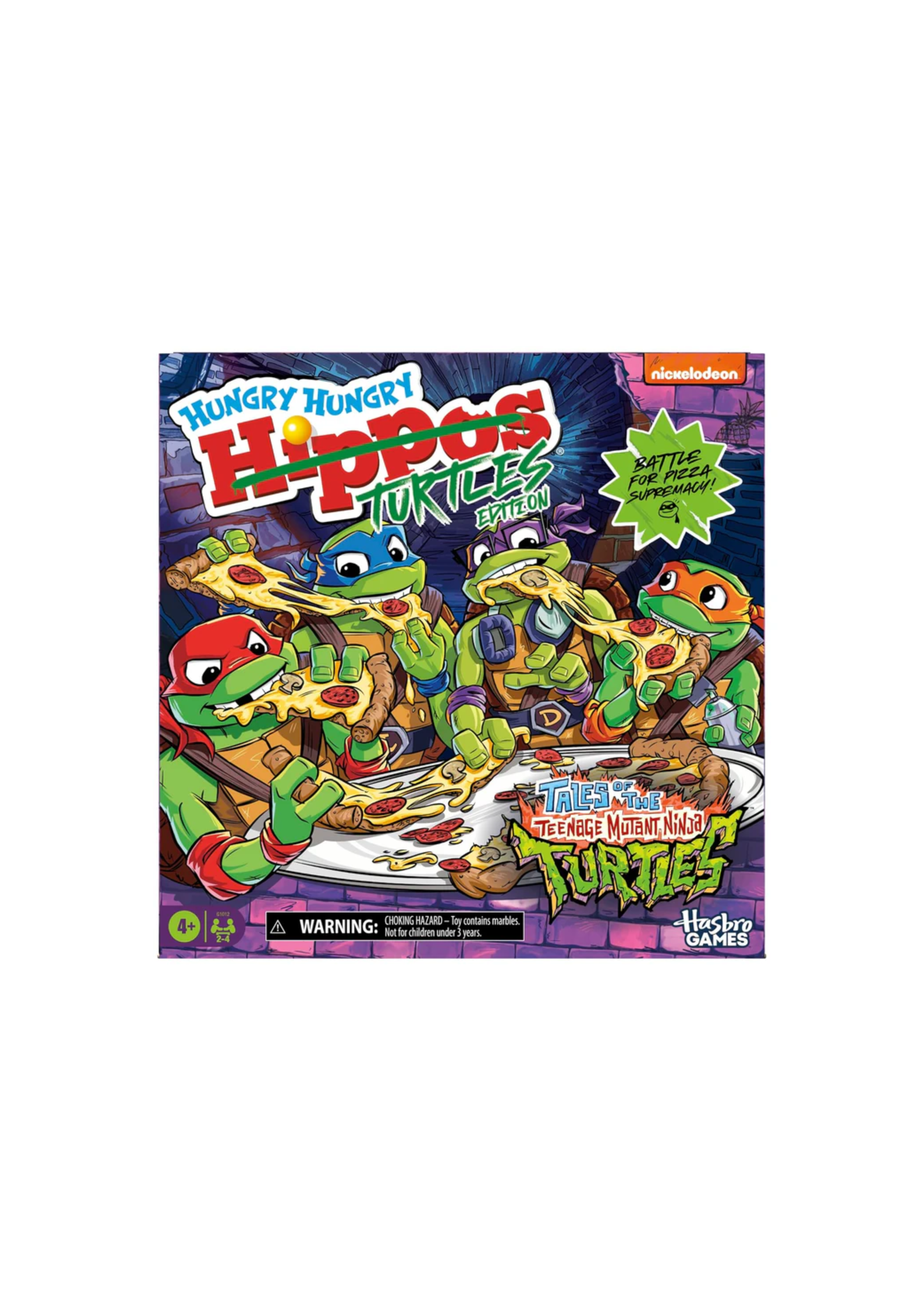 Hasbro Gaming Hungry Hungry Hippos Teenage Mutant Ninja Turtles Edition Game