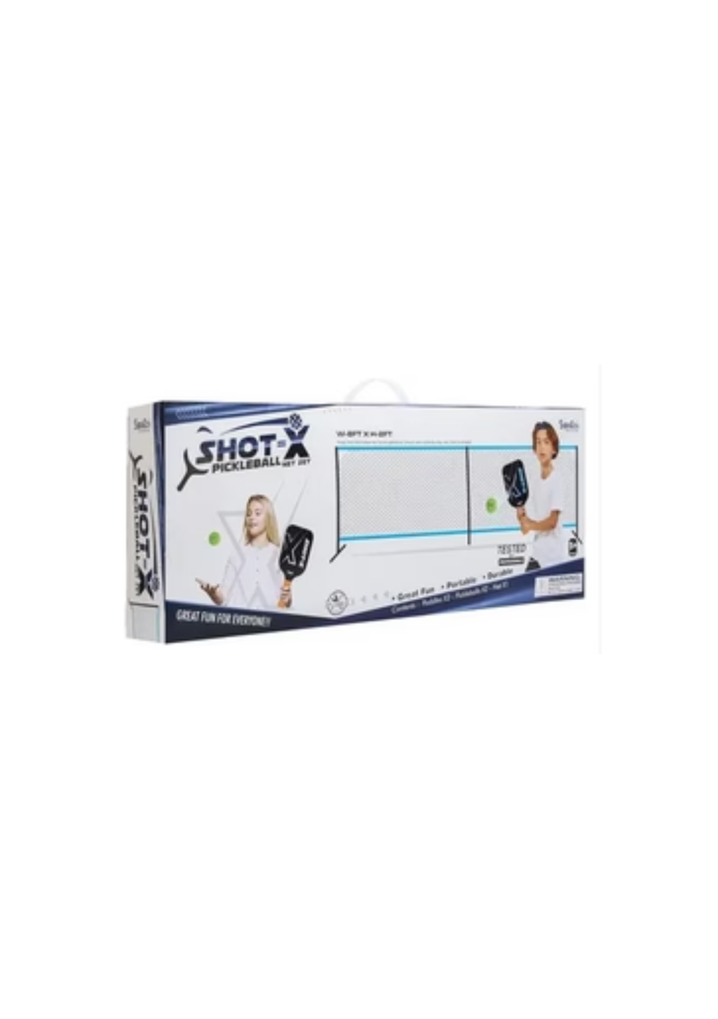 Santoi Graphite Pickleball Paddle Set with net Badminton Kit