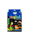 Skillmatics Magical Scratch Art Book - Animals DIY Activity & Stickers Craft Kits