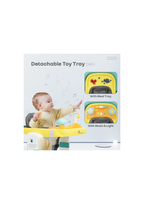 R for Rabbit Little Feet Sportz, 2-in-1 Walker Turn Push Walker Green Yellow