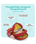 Filli & Me Filli Goes into Filli Flies a Plane HugBag 17L Kids School Backpack for Ages 6–7 Years Lightweight School & Travel Bag