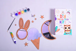iLearnNGrow Teeny Tiny DIY Mirror Decorating Kit for Kids Set of 3 Creative Craft Set