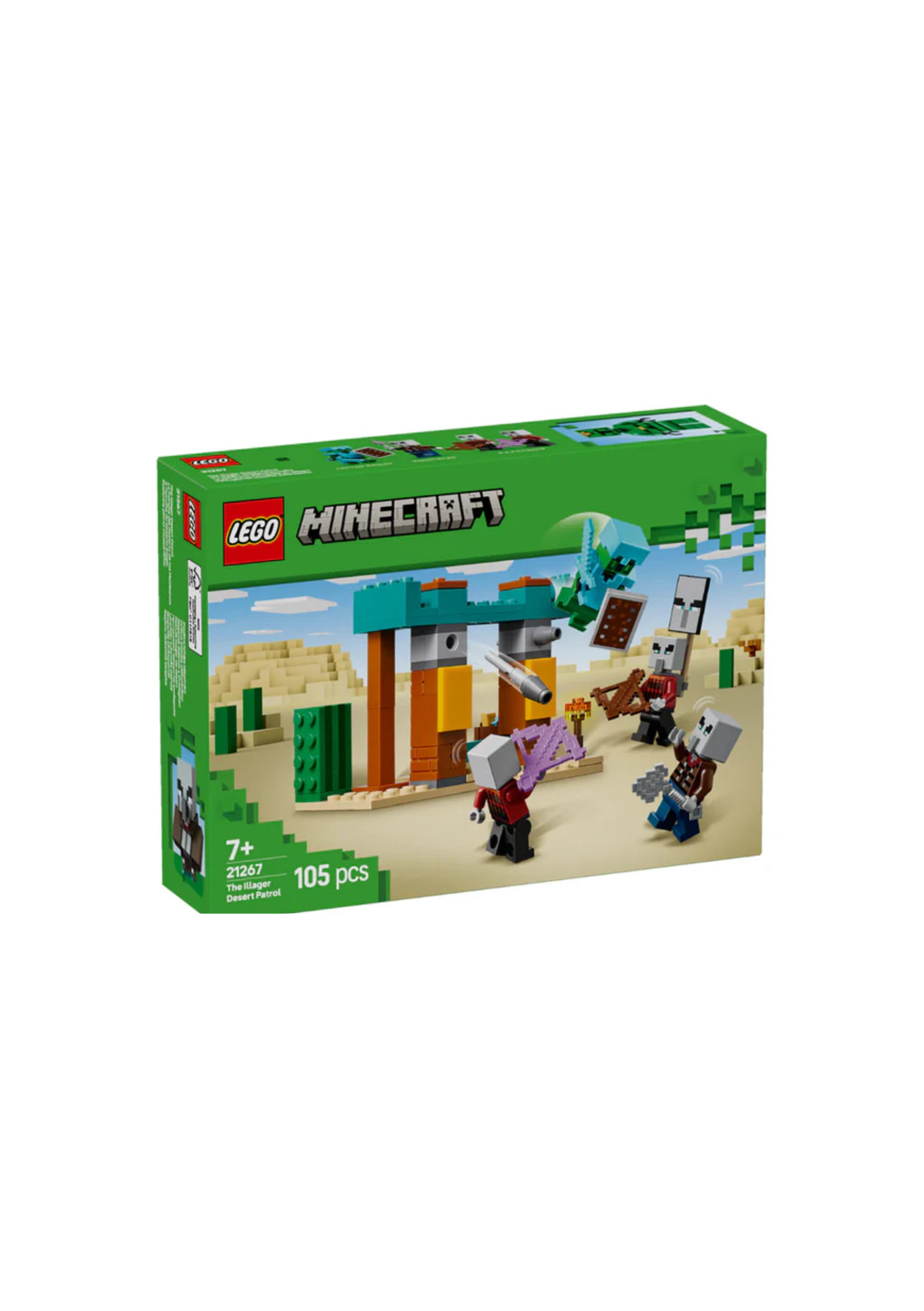 Lego 21267 Minecraft The Illager Desert Patrol (105 Pieces)