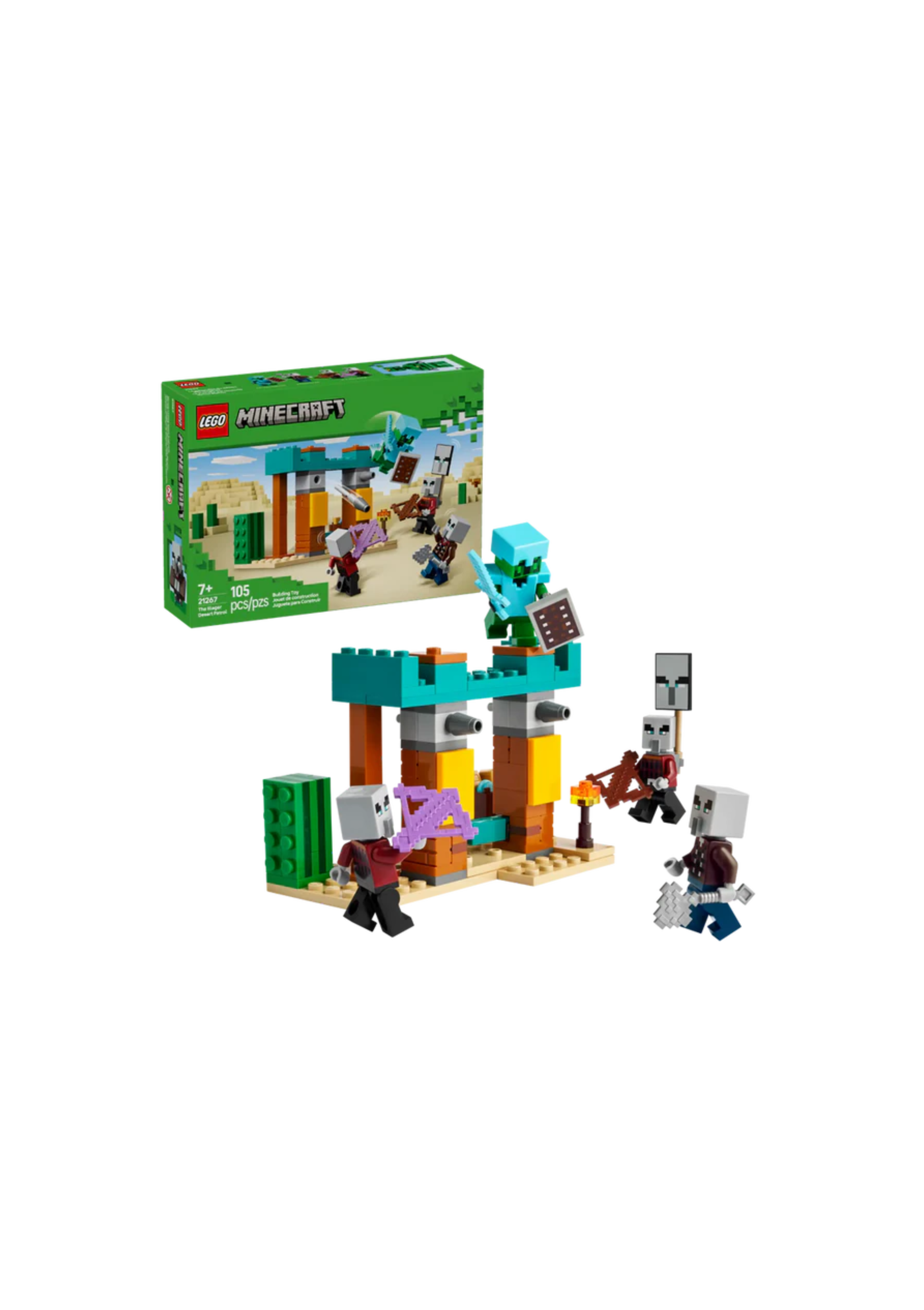 Lego 21267 Minecraft The Illager Desert Patrol (105 Pieces)