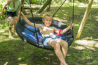 Plum Spider Monkey Wooden Nest Swing Set | FSC-Certified Outdoor Garden Swing for Kids Ages 3+ Years