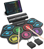 Electronic Drum Kit Playmat Set (Silicone Portable Drum Set)