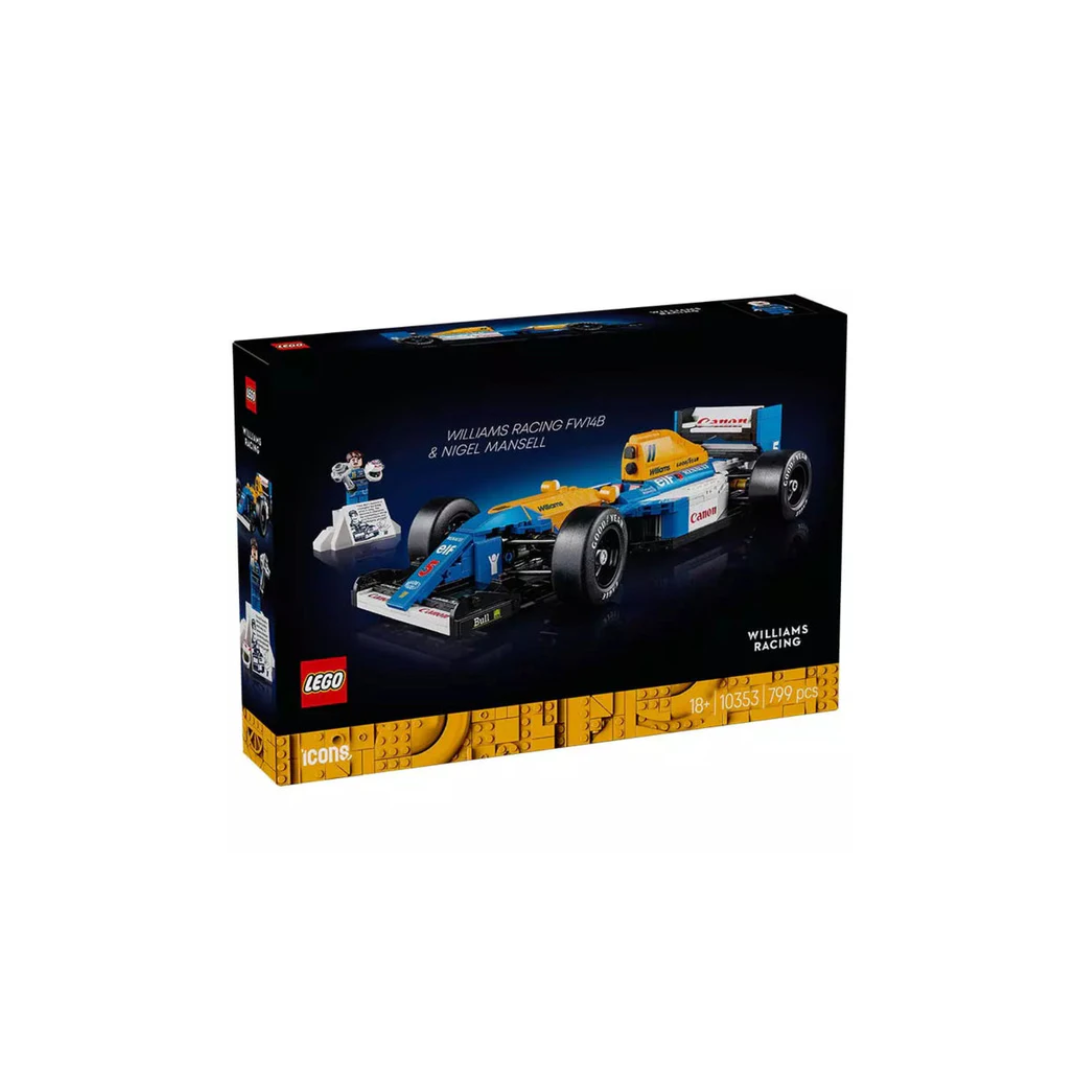 LEGO 10353 Icons Williams Racing FW14B & Nigel Mansell (799 Pieces)