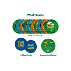 Skillmatics Guess in 10: Picture Clues Animal Planet Trivia card game (ages 6+)