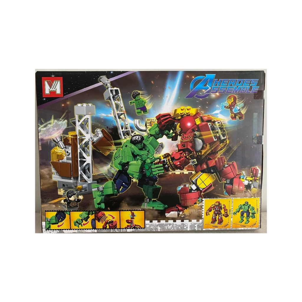 Rainbow Toys MK42 Battle Hulk Blocks 924Pcs