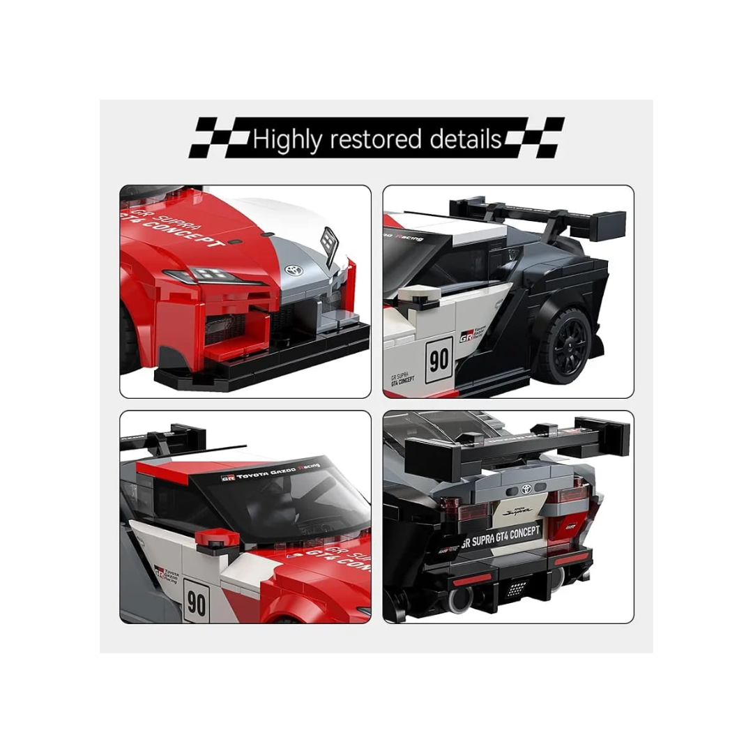 Rainbow Toys  Toyota GR Supra GT4 Building Blocks Car