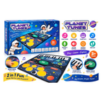 Planet Tunes 2-in-1 Musical Piano & Drum Playmat for Kids – 3 Years+