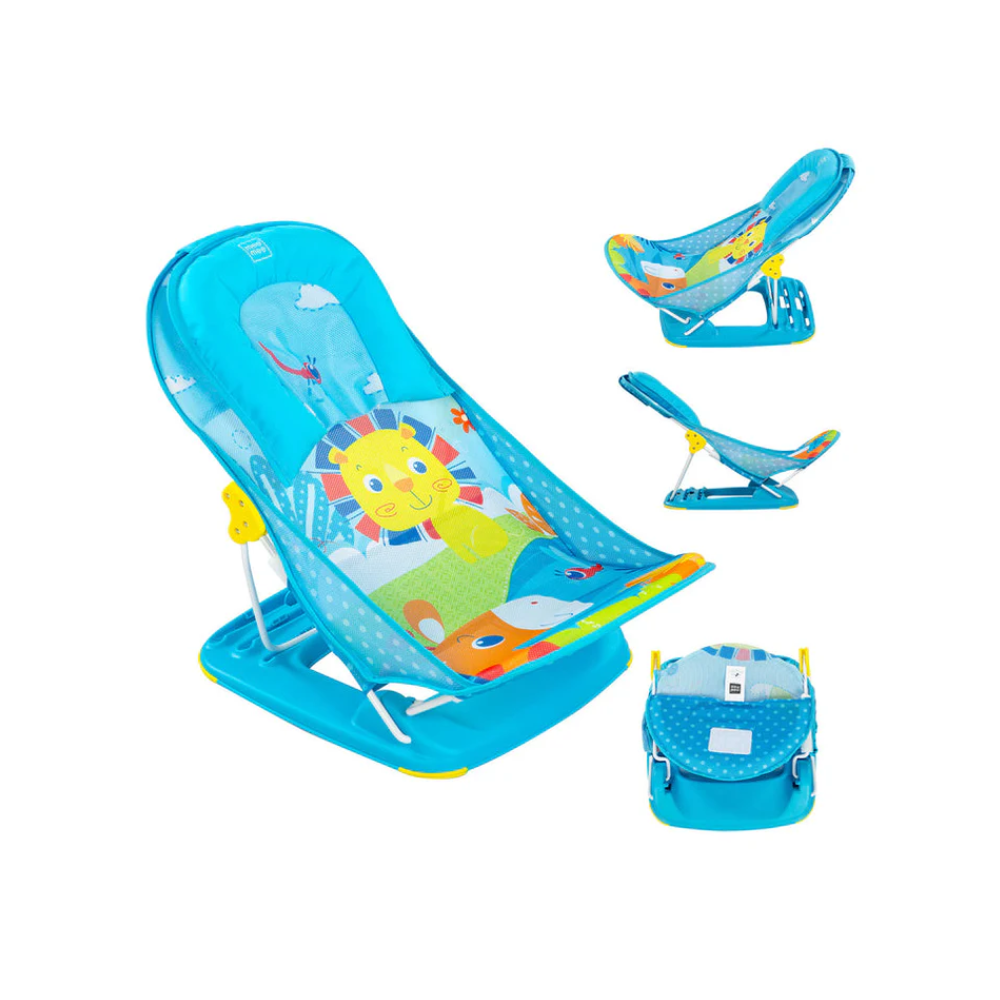 Mee Mee New Born Spacious Baby Bather Bath Chair - Blue