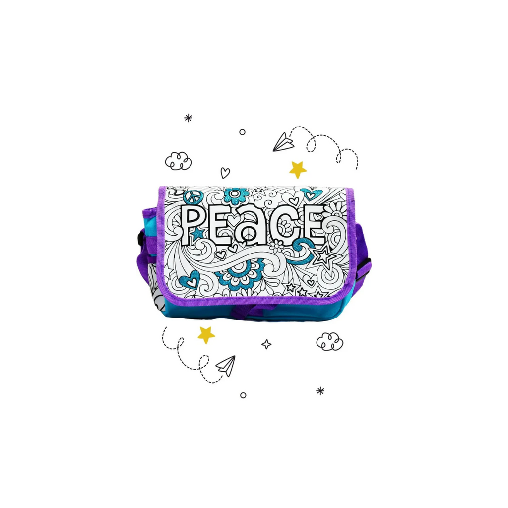 Mirada Color Your Own Peace Sling Bag