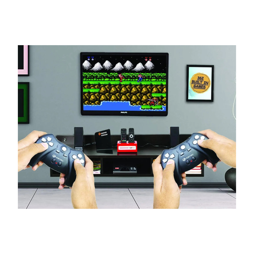 Sameo ULTRAZONE Wireless 8 Bit Game Console for TV with Cordless 2 Joysticks | 362 in-Built Games