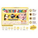 Little Johny Newborn Baby 100% Cotton Clothing Gift Set with Cap – Yellow