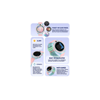 Spiky Cacus 4G Video Calling Smartwatch with GPS - Pink