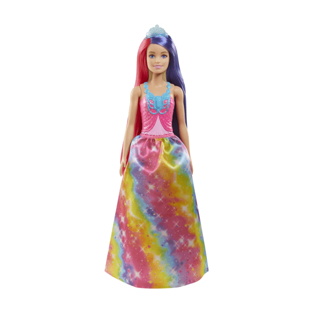 Mattel Barbie Dreamtopia Princess Doll with Two-Tone Fantasy Hair and Accessories