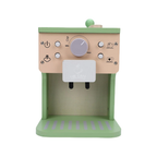 Wooden Coffee Maker Playset Afternoon Tea Espresso Machine for Kids Children