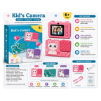 Kids Digital Camera – Creative Brick Style Camera Assorted Color