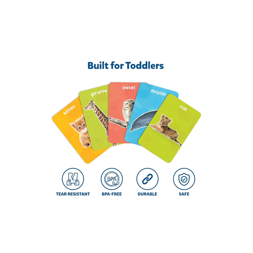 Skillmatics Animals & Their Babies - 3 in 1 Educational Flash Cards