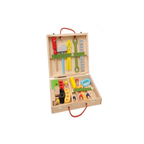 Open Ended Wooden Tool kit Suitcase