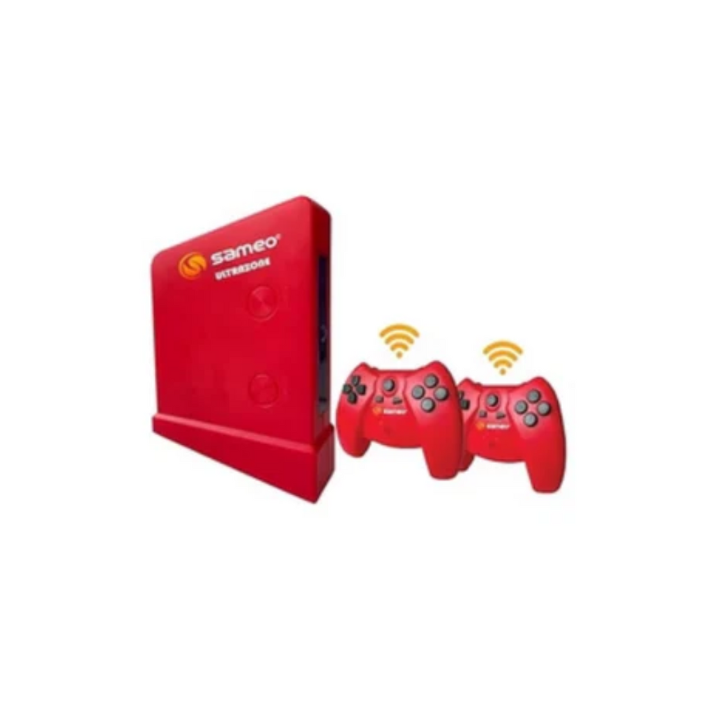 Sameo ULTRAZONE Wireless 8 Bit Game Console for TV with Cordless 2 Joysticks Handheld Gaming Console  (Red)