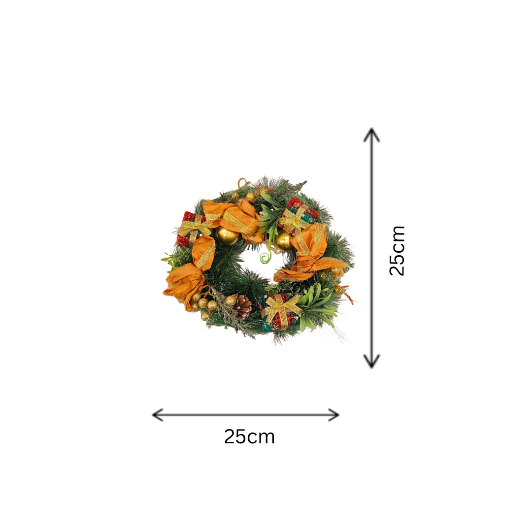 Christmas Premium Hanging Wreath 25x25cm