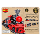 COGO 4202 Classic Steam Train Building Blocks Set – 623 Pieces