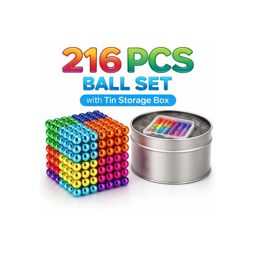 Rainbow Toys Magnetic Balls Game 216 Pcs Ball