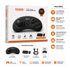 SG800 2.4G Wireless Game Controller with 688+ Built-in Games & Wireless Receiver