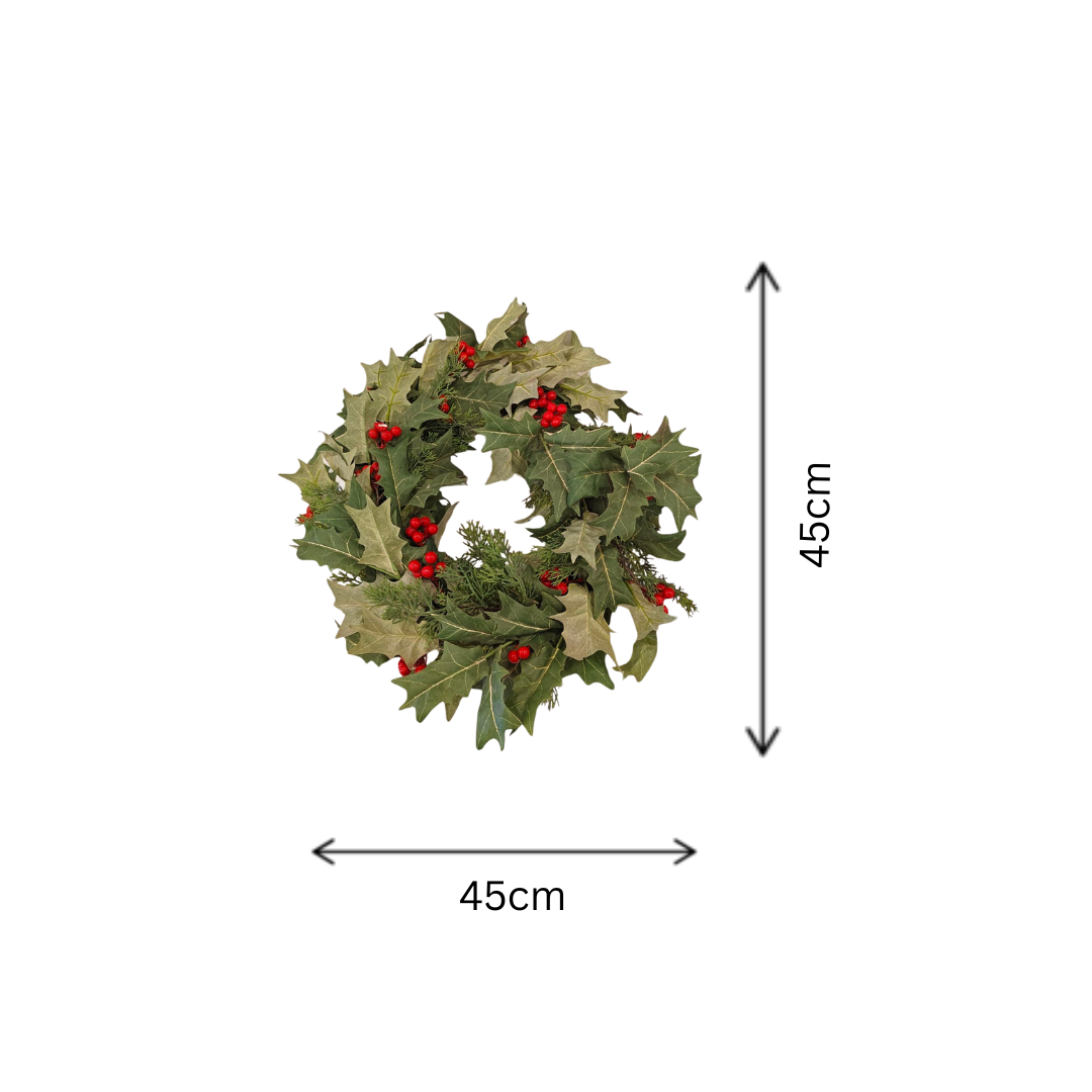 Christmas Premium Hanging Wreath 45x45cm