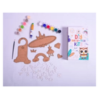 iLearnNGrow Teeny Tiny DIY Unicorn Name Plate Kit & Door Knob Craft Kit